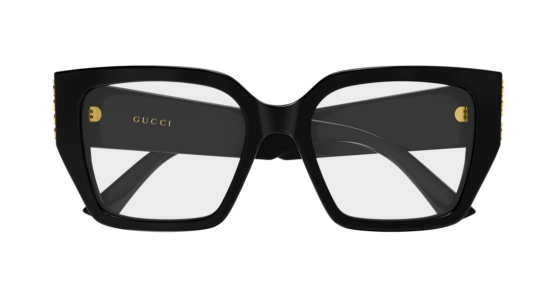 Brillen gucci gg2042o 001 negro butterfly femenino größe 53mm - Detailansicht