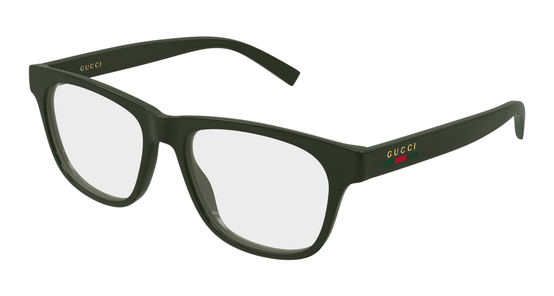 Occhiali da vista gucci gg2108o 004 verde rectangular / squared masculino taglia 55mm - Vista principale