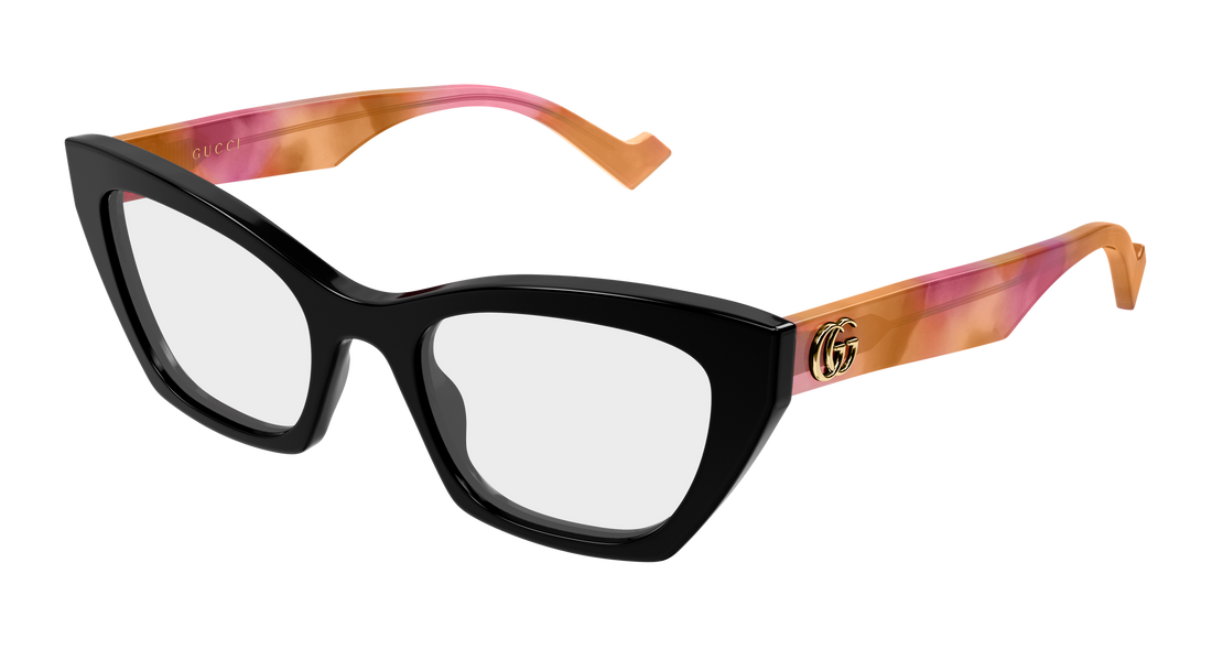 Brillen gucci gg1334o 007 negro cat eye femenino größe 52mm - Hauptansicht