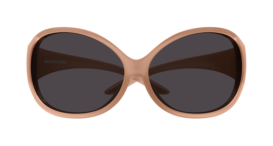 Lunettes de soleil balenciaga bb0502s 003 rosa round/oval/panthos unisex taille 88mm - Vue détaillée