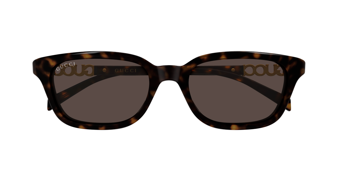 Sunčane naočale gucci gg2208s 002 havana rectangular / squared femenino veličina 53mm - Detaljni prikaz