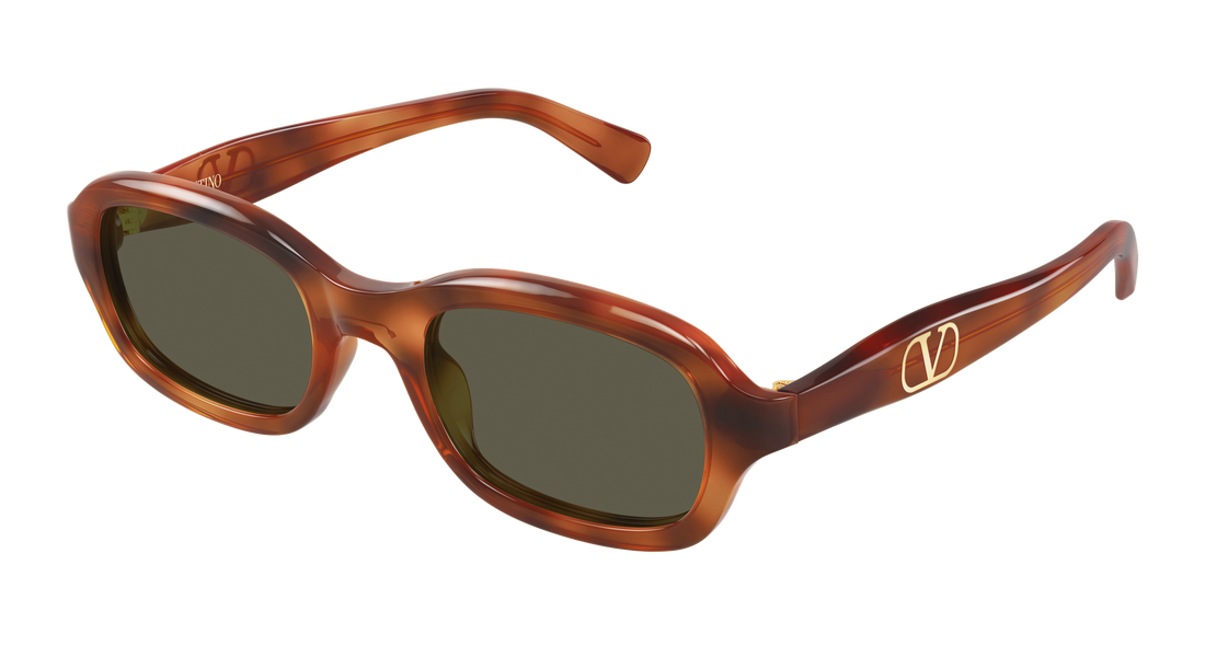 Sunglasses valentino vg0010s 002 havana rectangular / squared femenino size 51mm - Main view