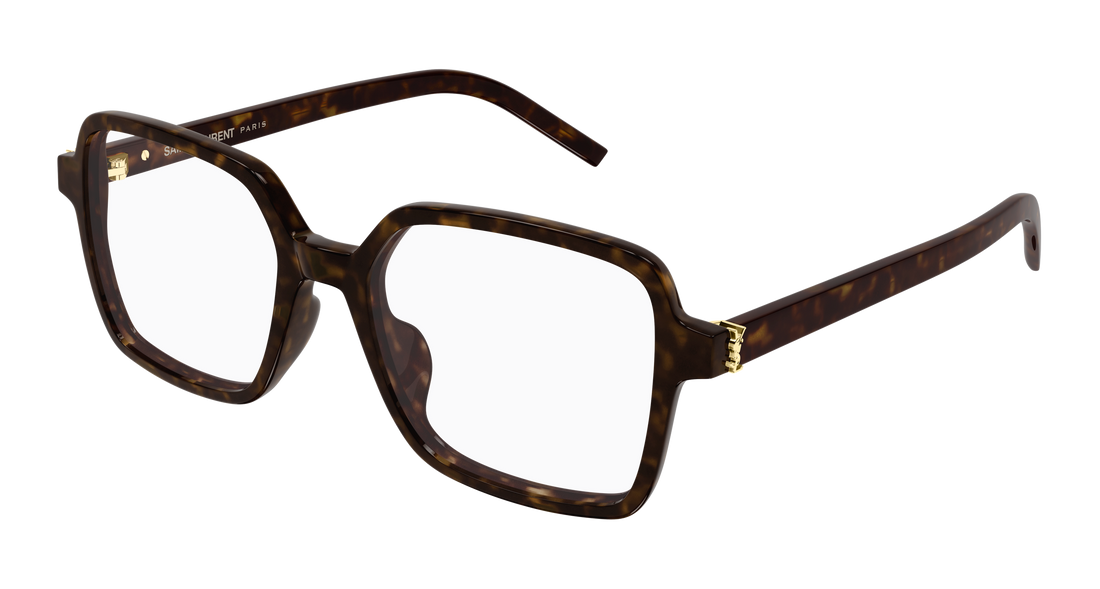 Lunettes de vue saint laurent sl m139 012 havana rectangular / squared femenino taille 56mm - Vue principale