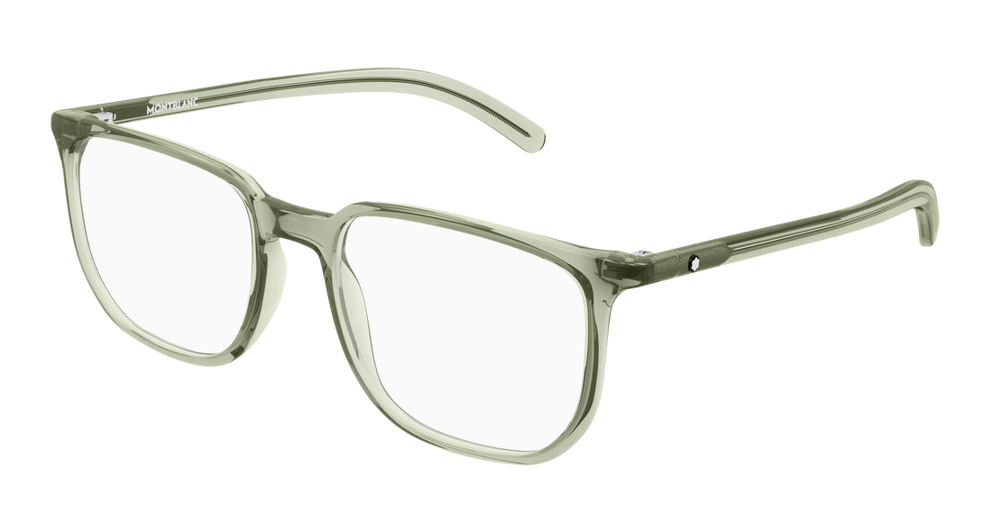 Brillen montblanc mb0388o 005 verde rectangular / squared masculino größe 54mm - Hauptansicht