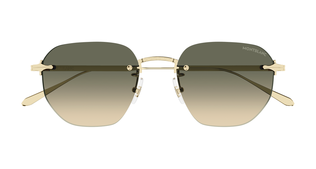 Sonnenbrillen montblanc mb0405s 006 dorado round/oval/panthos masculino größe 51mm - Detailansicht
