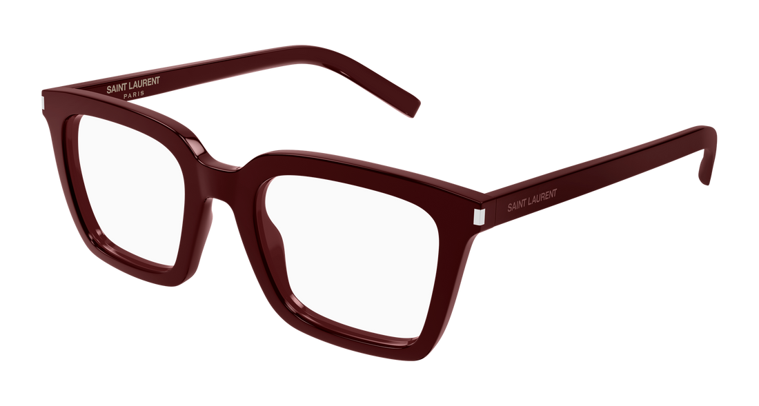 Occhiali da vista saint laurent sl 167 008 burdeos rectangular / squared femenino taglia 50mm - Vista principale