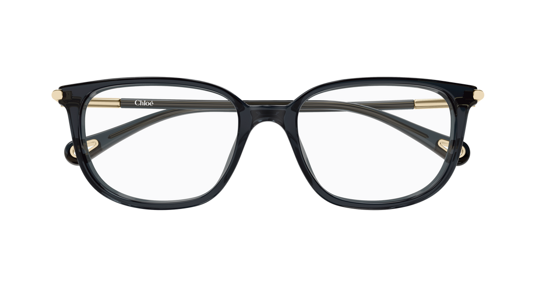 Briller chloé ch0400o 001 gris cat eye femenino størrelse 53mm - Detaljeret visning