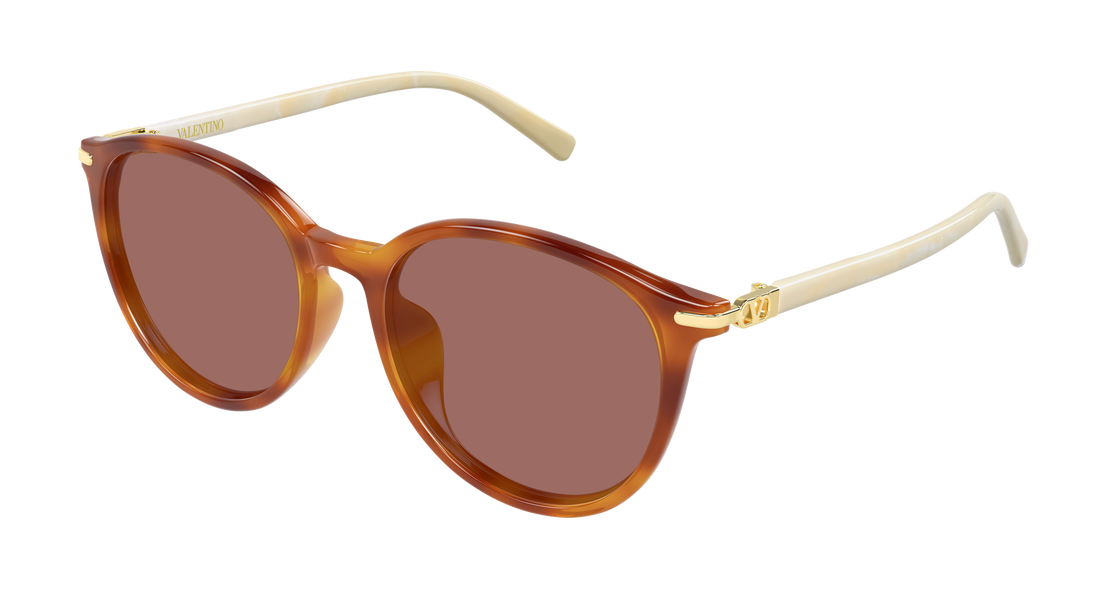 Sunčane naočale valentino vg0048sk 002 havana round/oval/panthos femenino veličina 56mm - Glavni prikaz