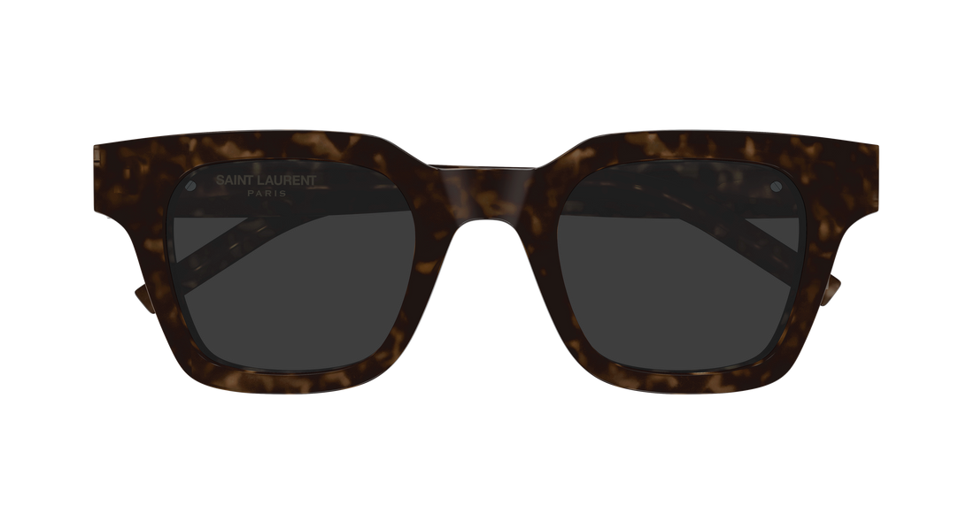 Occhiali da sole saint laurent sl m157 002 havana rectangular / squared unisex taglia 47mm - Vista dettagliata