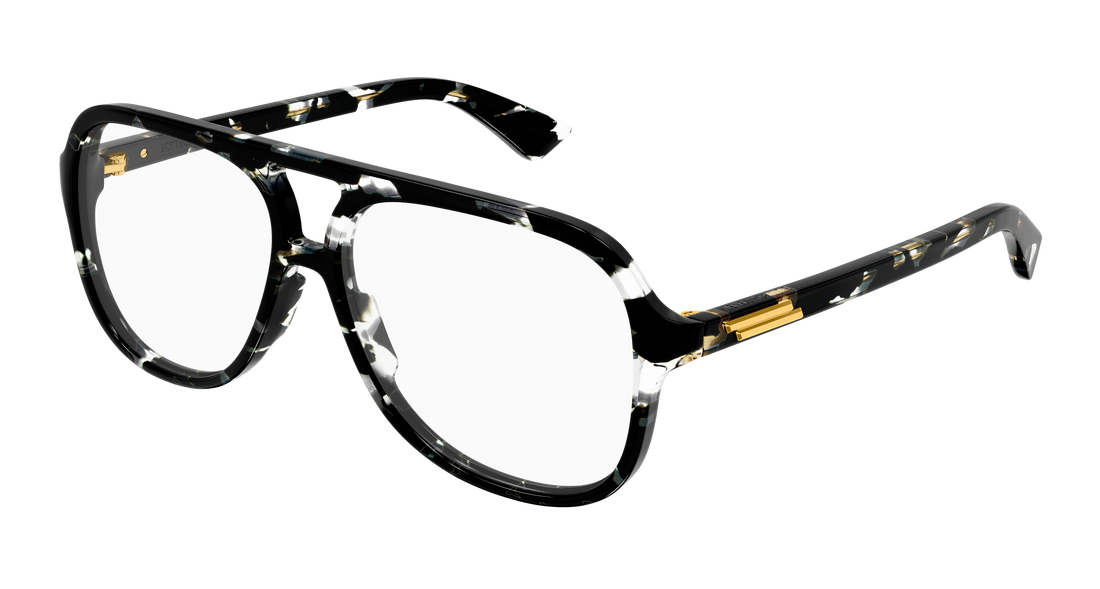 Okulary korekcyjne bottega veneta bv1417o 006 negro pilot/navigator unisex rozmiar 56mm - Widok główny