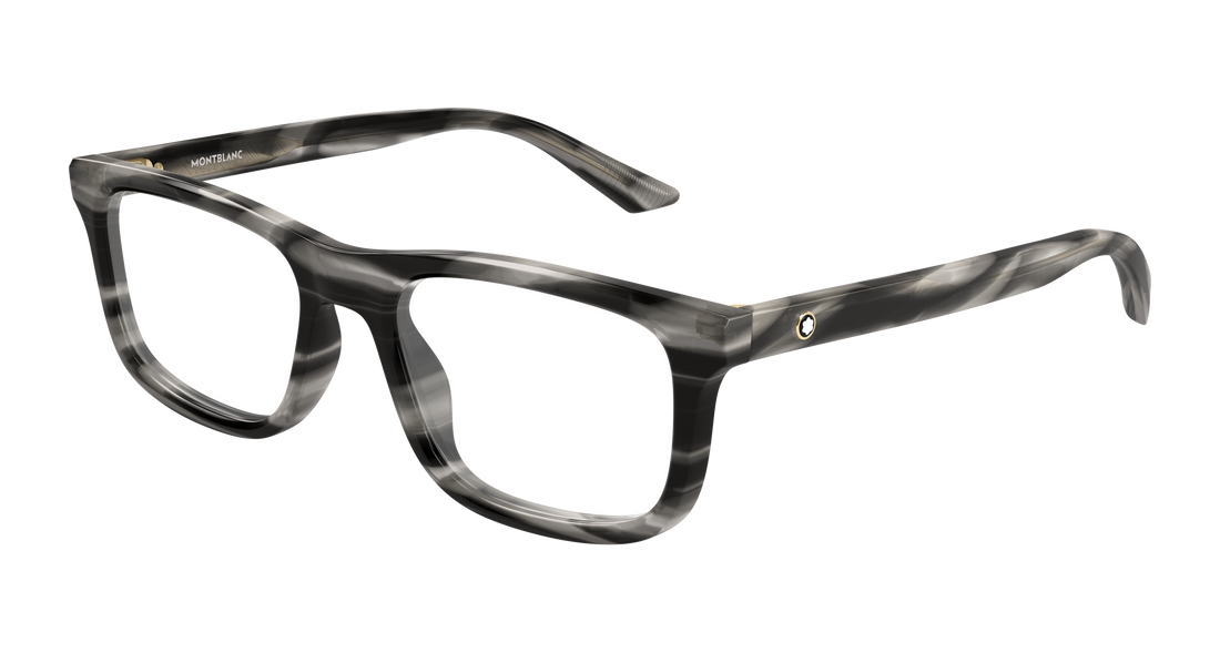 Occhiali da vista montblanc mb0457o 004 gris rectangular / squared masculino taglia 54mm - Vista principale