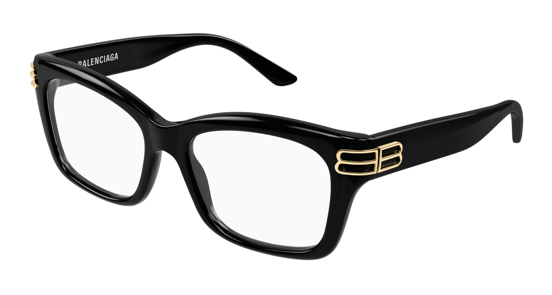Occhiali da vista balenciaga bb0472o 001 negro rectangular / squared femenino taglia 54mm - Vista principale