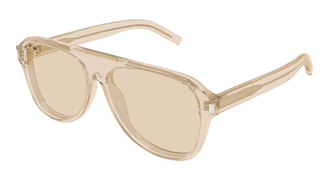 Lunettes de soleil saint laurent sl 970 004 beige pilot/navigator masculino taille 59mm - Vue principale