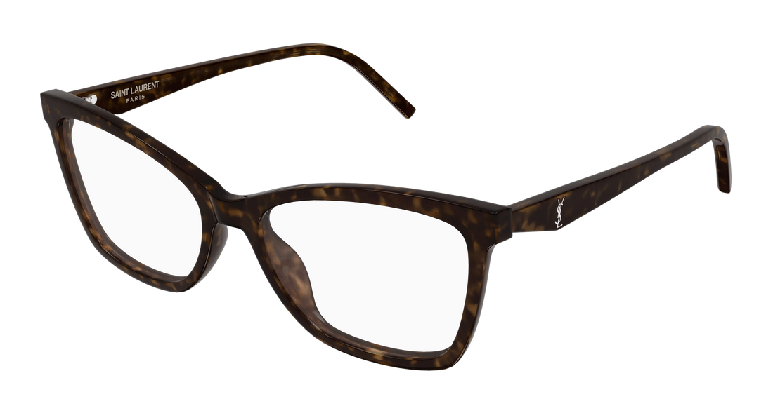 Briller saint laurent sl m183 002 havana cat eye femenino størrelse 57mm - Hovedvisning