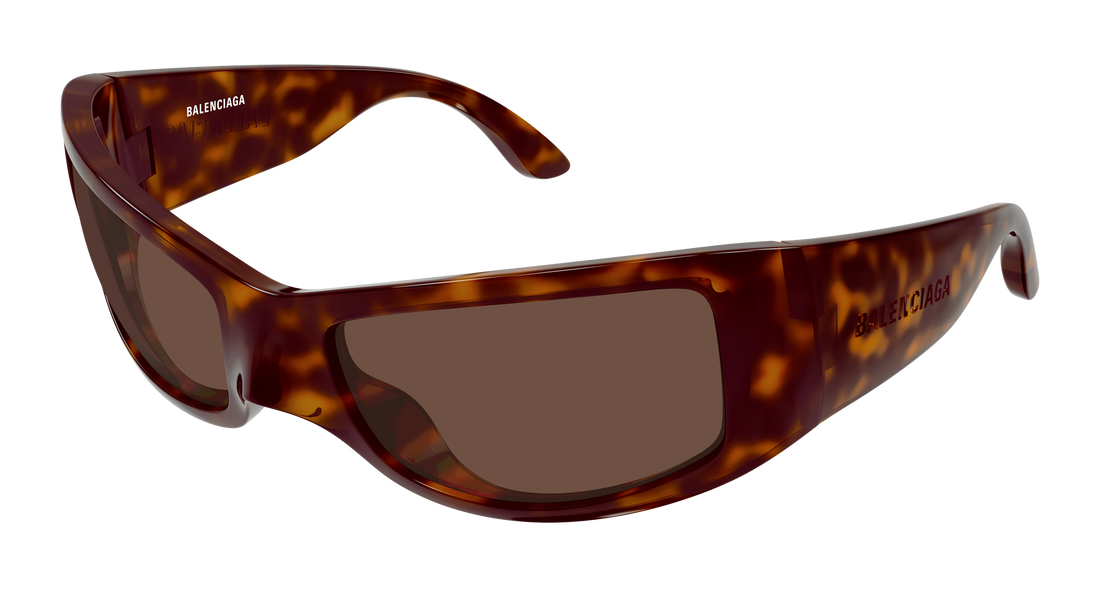Sunglasses balenciaga bb0461s 003 havana geometrical/directional unisex size 66mm - Main view