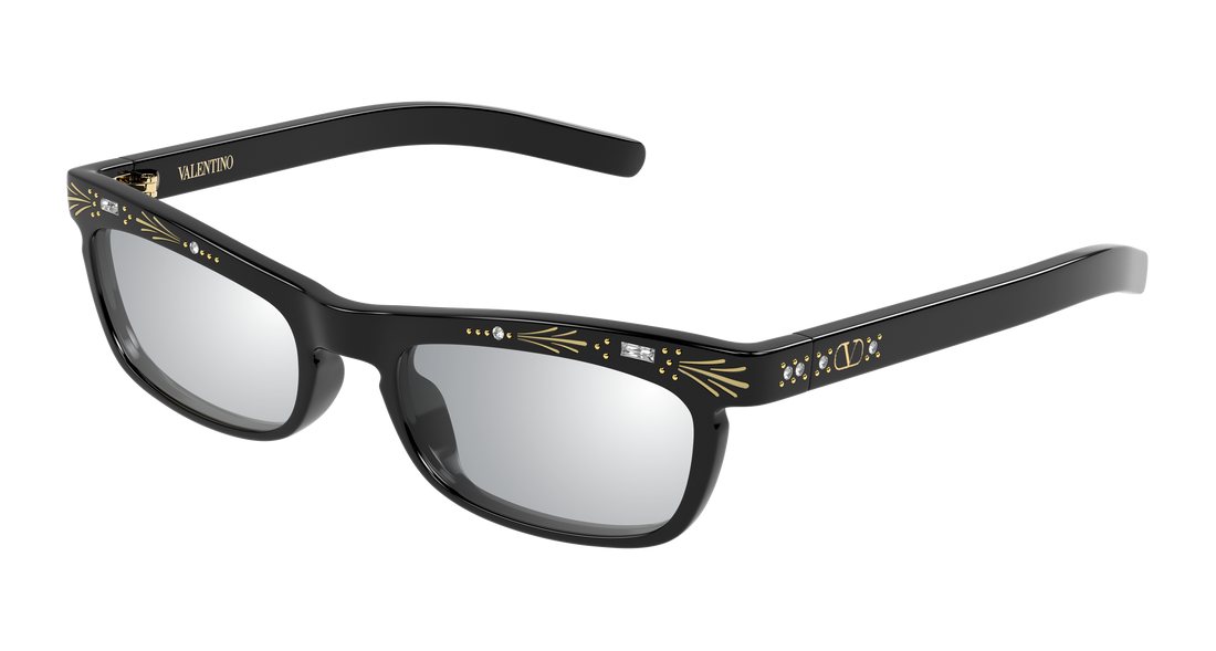 Occhiali da sole valentino vg0044s 003 negro rectangular / squared unisex taglia 52mm - Vista principale