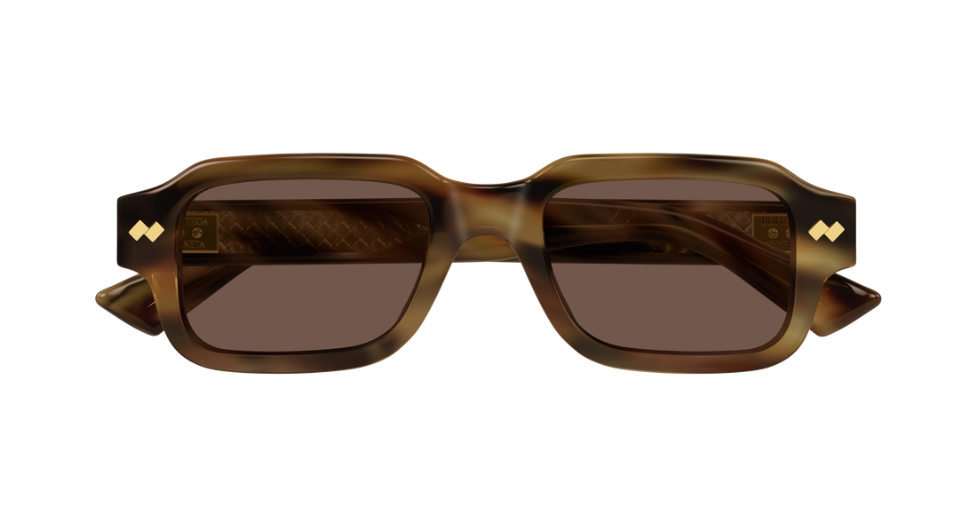 Sonnenbrillen bottega veneta bv1442s 002 havana rectangular / squared masculino größe 51mm - Detailansicht