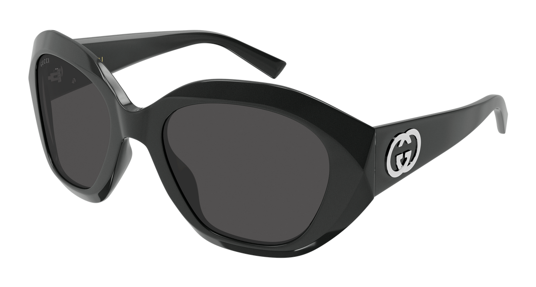 Solglasögon gucci gg2200s 003 gris geometrical/directional femenino storlek 56mm - Huvudvy