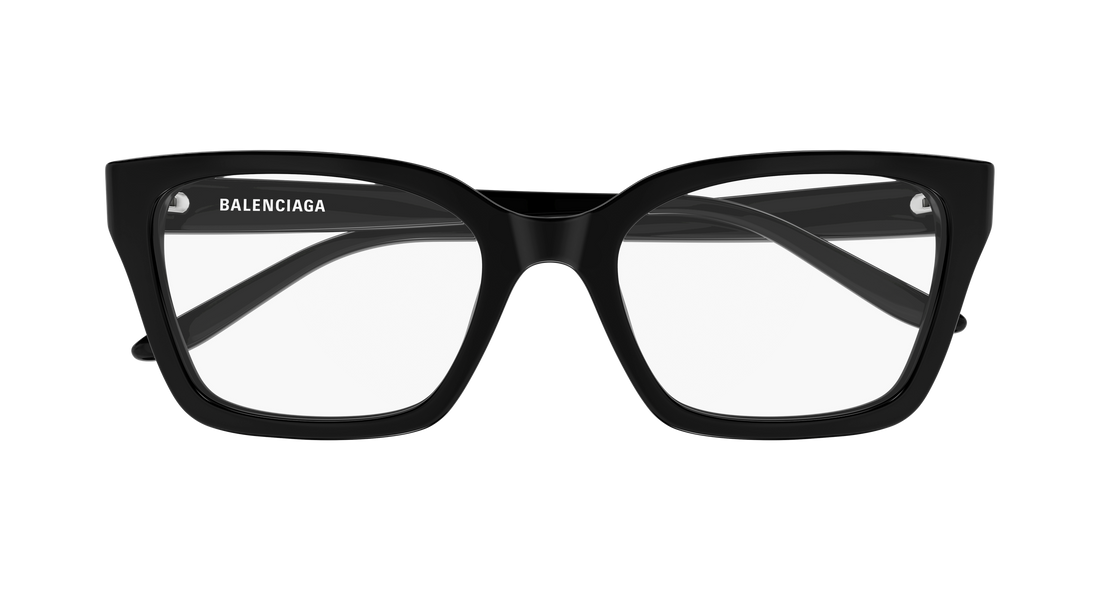 Gafas graduadas balenciaga bb0501o 001 negro cat eye femenino talla 55mm - Vista de detalle