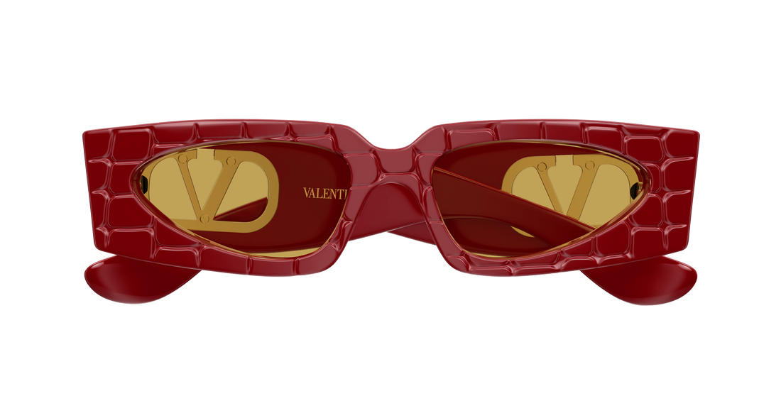 Sunglasses valentino vg0001s 004 burdeos rectangular / squared femenino size 53mm - Detailed view