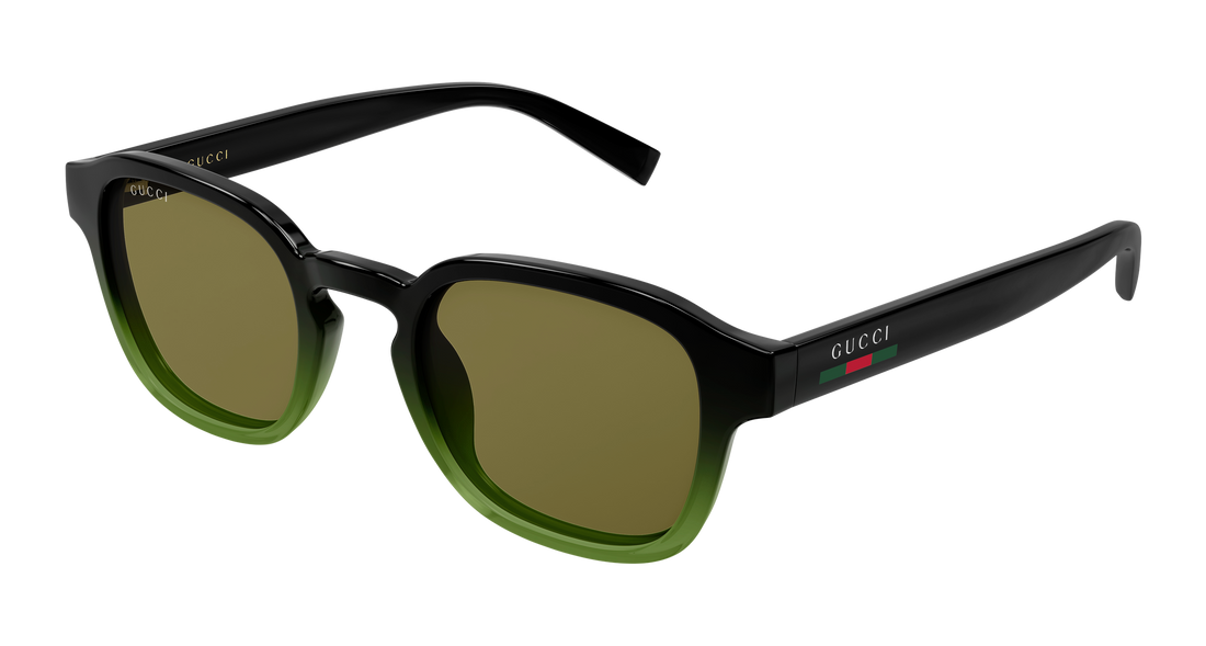 Óculos de sol gucci gg2106s 003 negro round/oval/panthos masculino tamanho 49mm - Vista principal