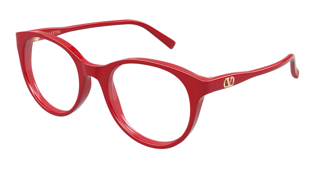 Lunettes de vue valentino vg0020o 003 rojo round/oval/panthos femenino taille 52mm - Vue principale