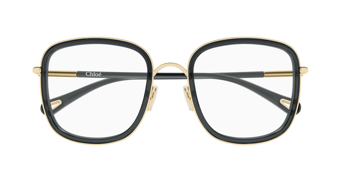 Occhiali da vista chloé ch0373o 001 dorado butterfly femenino taglia 53mm - Vista dettagliata