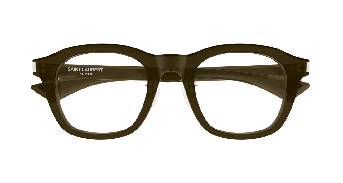 Gafas graduadas saint laurent sl 880/j opt 004 marron round/oval/panthos unisex talla 48mm - Vista de detalle