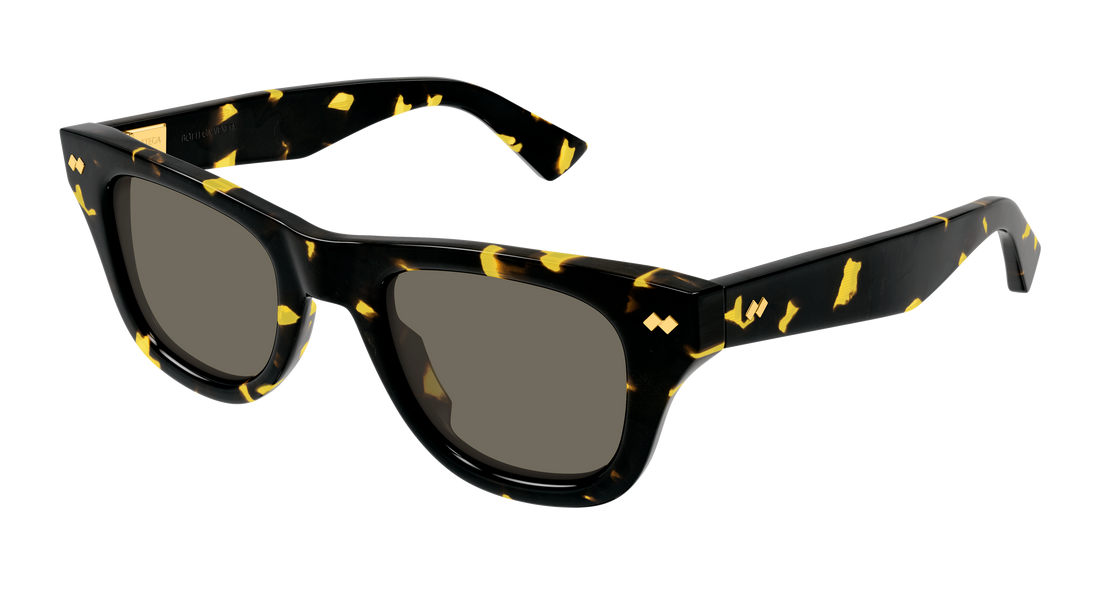 Okulary przeciwsłoneczne bottega veneta bv1486s 002 havana rectangular / squared masculino rozmiar 48mm - Widok główny