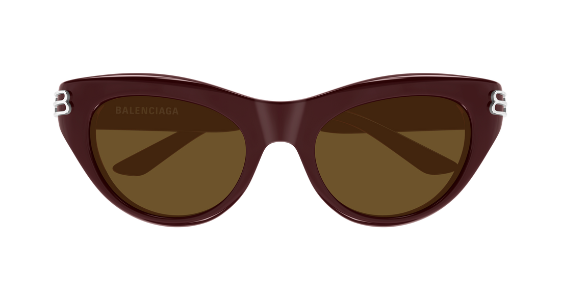 Sunglasses balenciaga bb0466s 004 burdeos cat eye femenino size 55mm - Detailed view