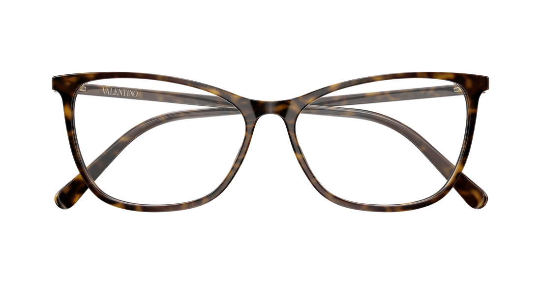 Lunettes de vue valentino vg0024o 002 havana cat eye femenino taille 56mm - Vue détaillée