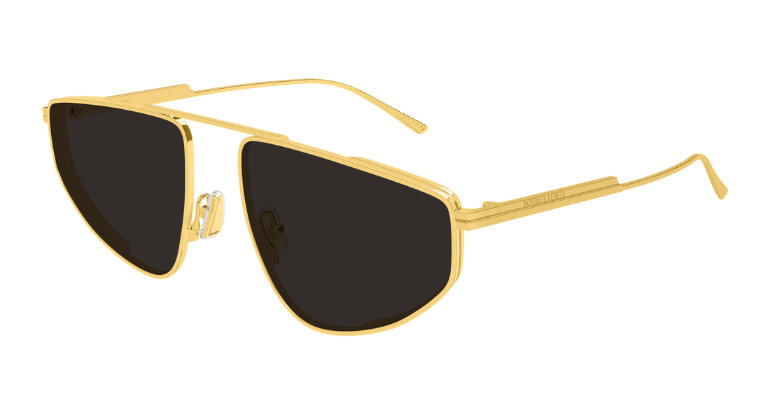 Sunglasses bottega veneta bv1466s 001 dorado pilot/navigator femenino size 59mm - Main view