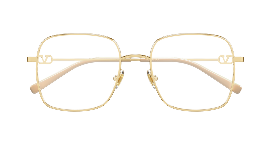 Occhiali da vista valentino vg0030o 001 dorado rectangular / squared femenino taglia 53mm - Vista dettagliata