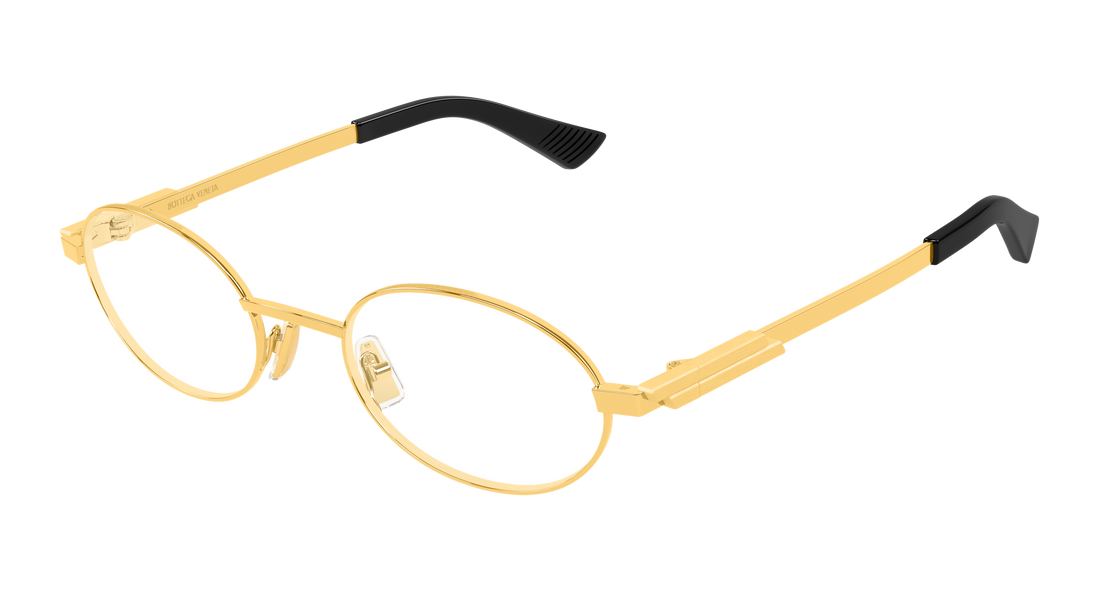 Sunglasses bottega veneta bv1470s 005 dorado round/oval/panthos unisex size 52mm - Main view