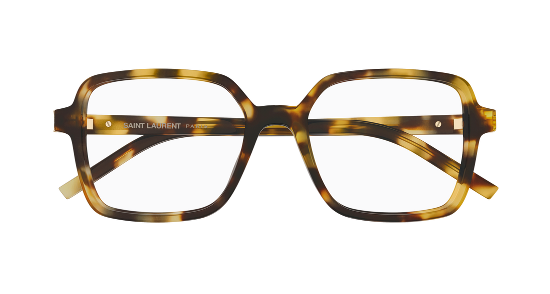 Lunettes de vue saint laurent sl m139 010 havana rectangular / squared femenino taille 54mm - Vue détaillée