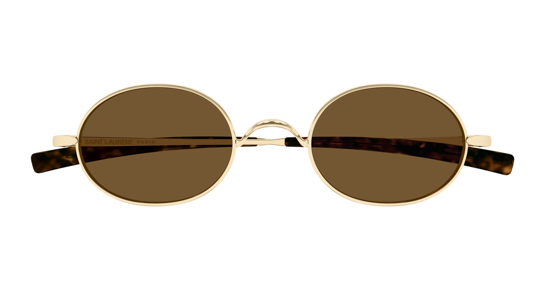 Solbriller saint laurent sl 948 t 003 dorado round/oval/panthos masculino størrelse 47mm - Detaljeret visning