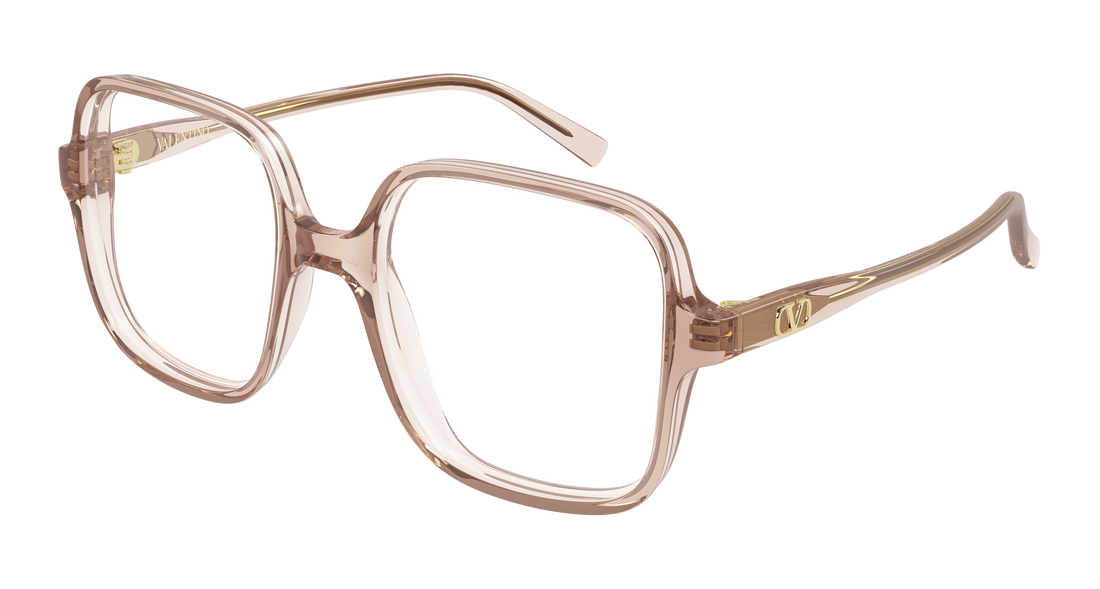 Briller valentino vg0021o 006 beige round/oval/panthos femenino størrelse 53mm - Hovedvisning