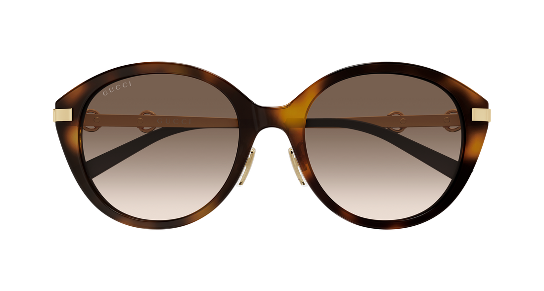 Sonnenbrillen gucci gg2056sa 002 havana cat eye femenino größe 56mm - Detailansicht
