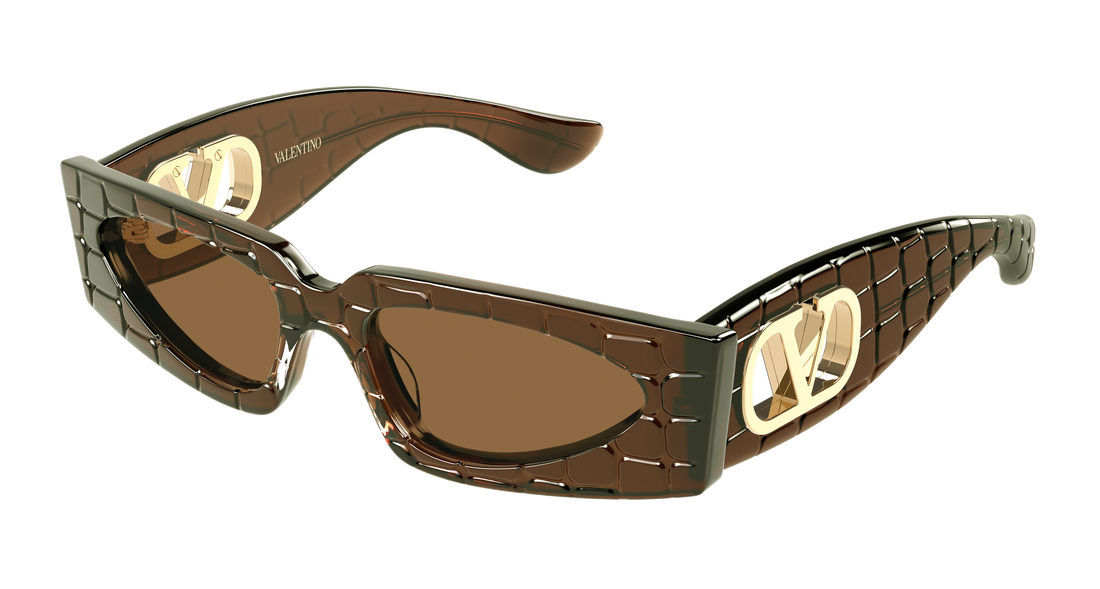 Sunglasses valentino vg0001s 006 marron rectangular / squared femenino size 53mm - Main view