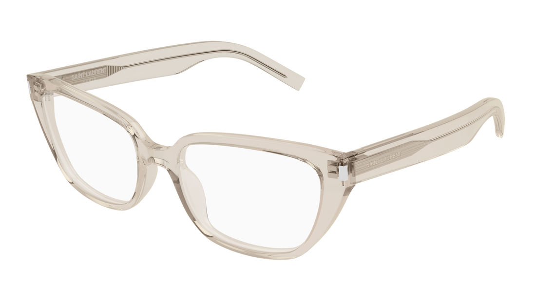 Gafas graduadas saint laurent sl 896 004 beige cat eye femenino talla 55mm - Vista principal