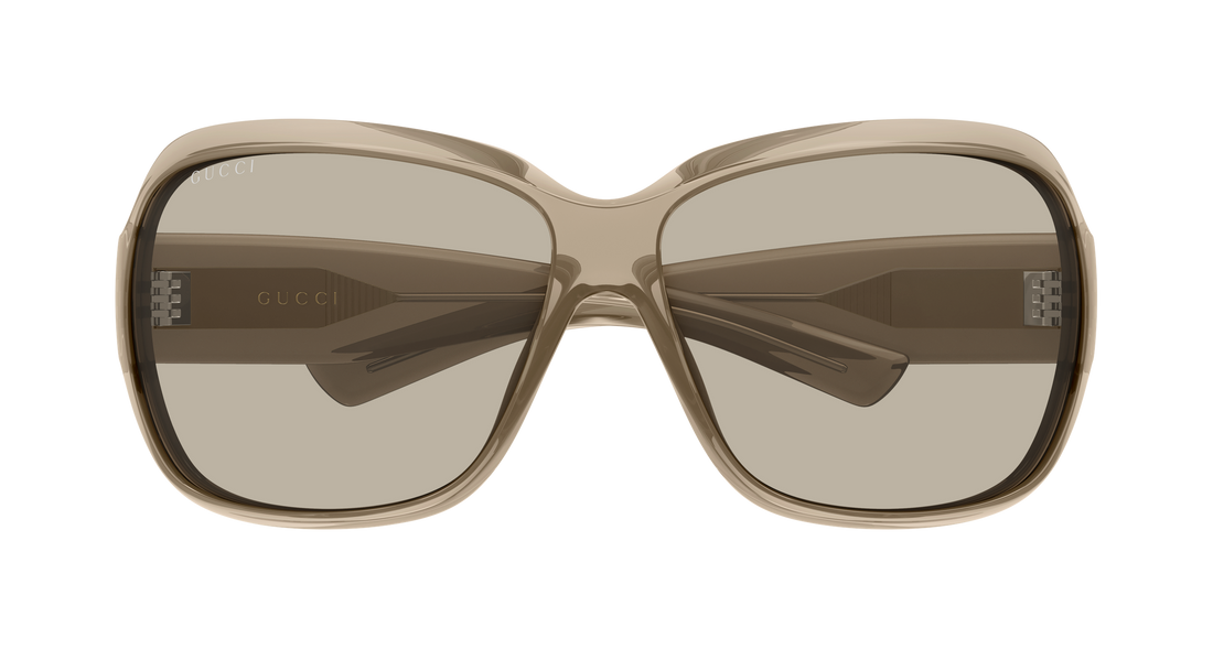 Sonnenbrillen gucci gg2176s 006 beige rectangular / squared femenino größe 70mm - Detailansicht