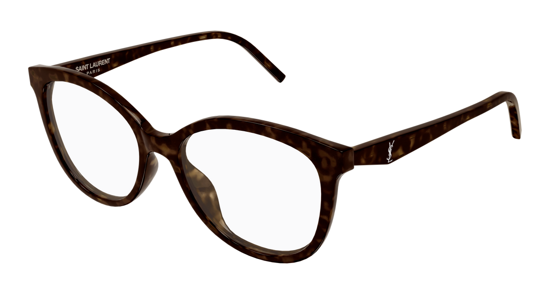 Okulary korekcyjne saint laurent sl m184 007 havana cat eye femenino rozmiar 55mm - Widok główny