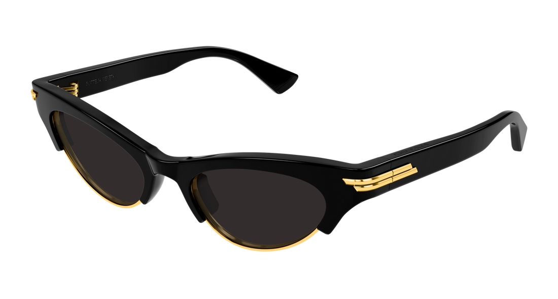 Sunglasses bottega veneta bv1431s 001 negro cat eye femenino size 52mm - Main view