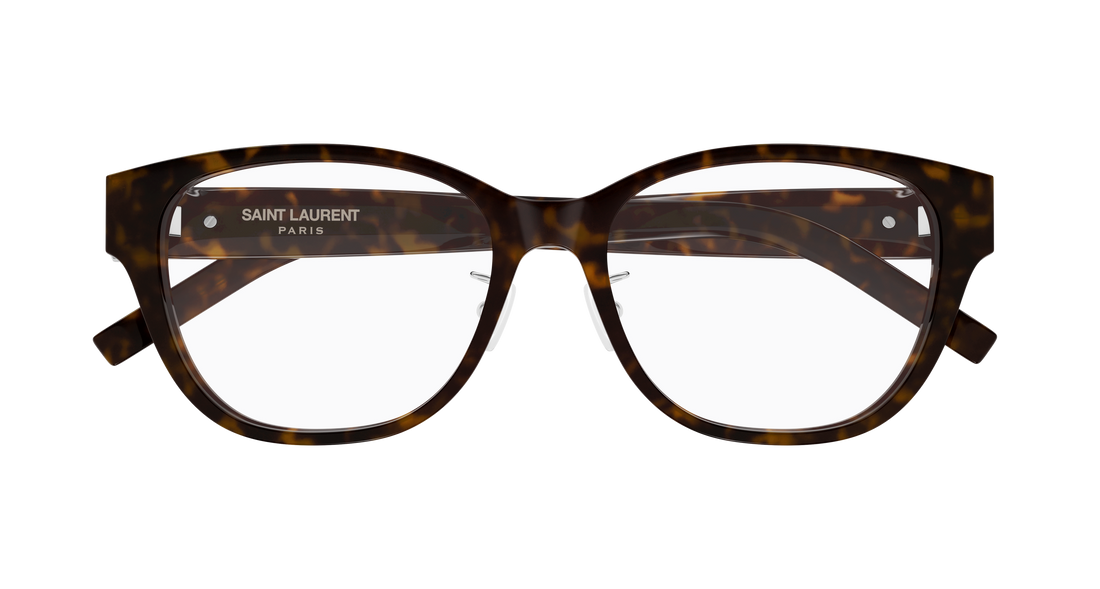 Prescription glasses saint laurent sl m169/f 002 havana cat eye femenino size 54mm - Detailed view