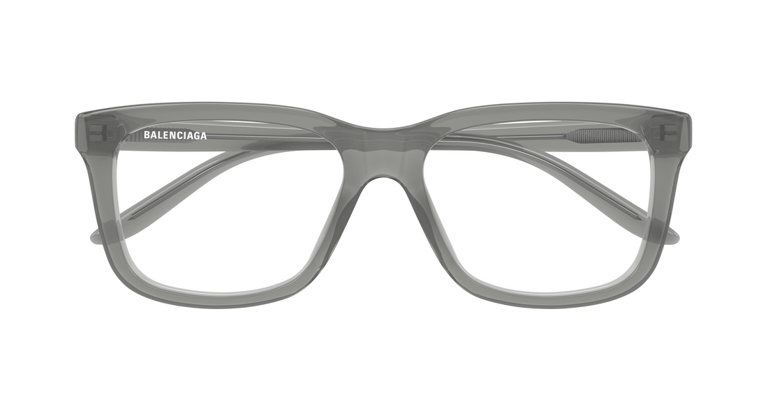 Glasögon balenciaga bb0530o 004 gris rectangular / squared masculino storlek 55mm - Detaljvy