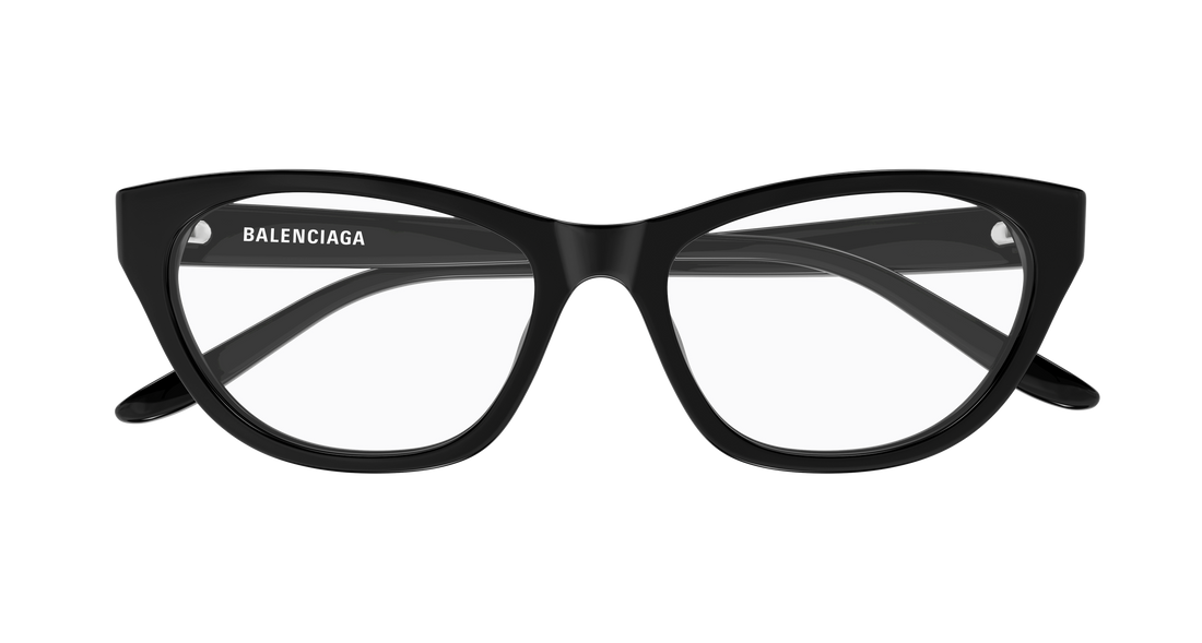 Gafas graduadas balenciaga bb0500o 001 negro cat eye femenino talla 54mm - Vista de detalle