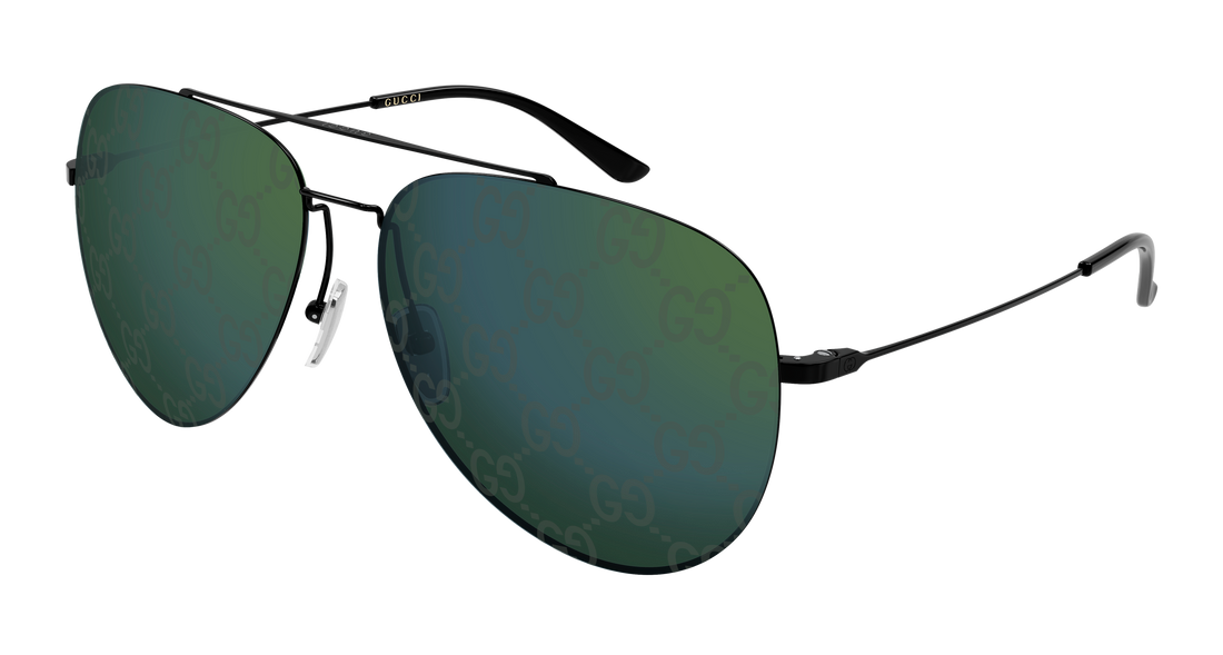 Solglasögon gucci gg2255s 004 negro pilot/navigator masculino storlek 60mm - Huvudvy