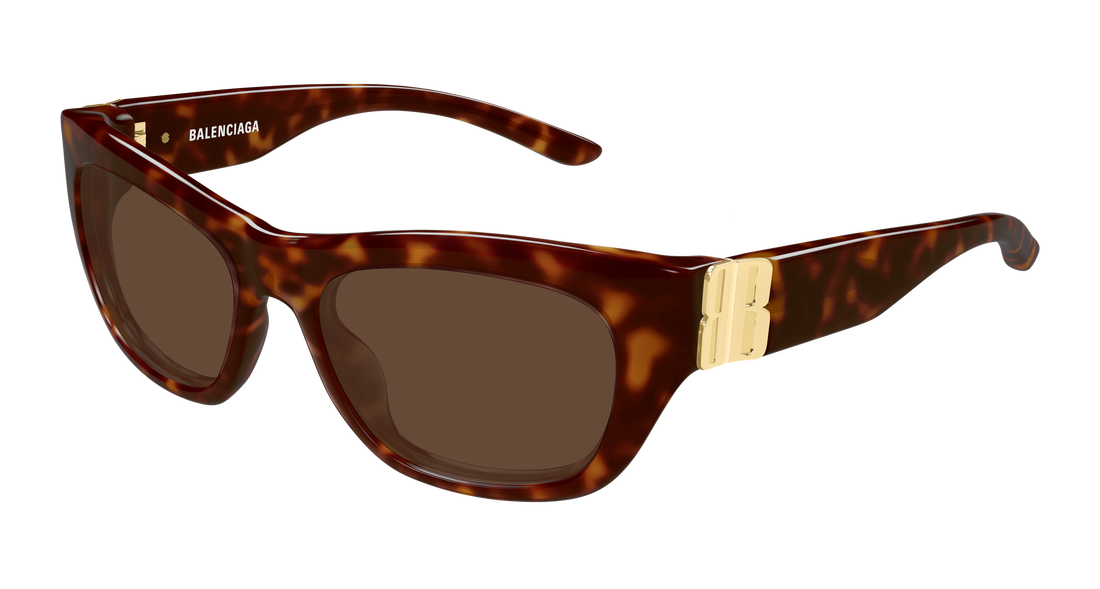 Gafas de sol balenciaga bb0506s 002 havana cat eye femenino talla 55mm - Vista principal