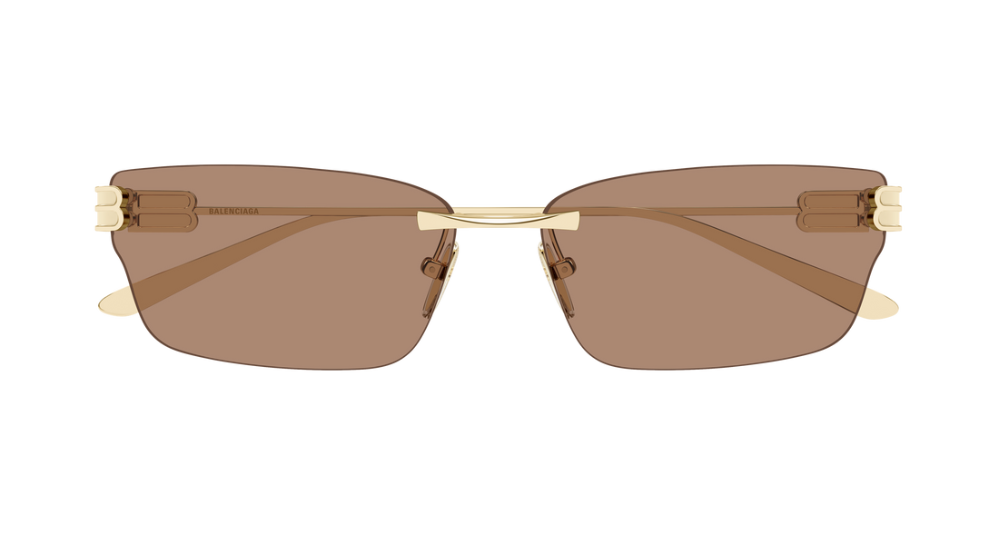 Occhiali da sole balenciaga bb0487s 004 dorado cat eye femenino taglia 63mm - Vista dettagliata