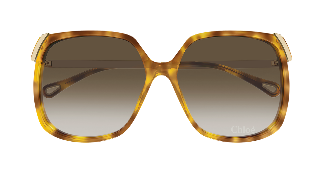 Gafas de sol chloé ch0286s 010 havana rectangular / squared femenino talla 60mm - Vista de detalle